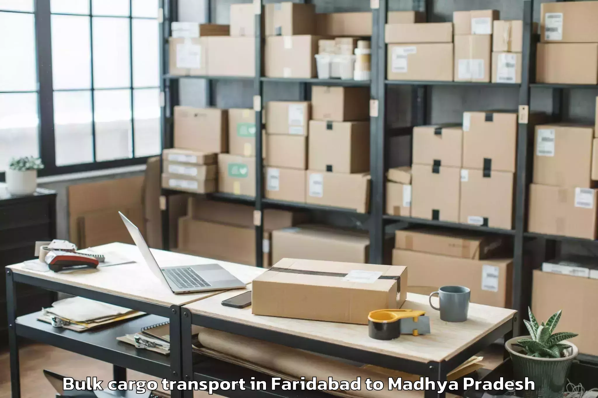 Affordable Faridabad to Panna Bulk Cargo Transport